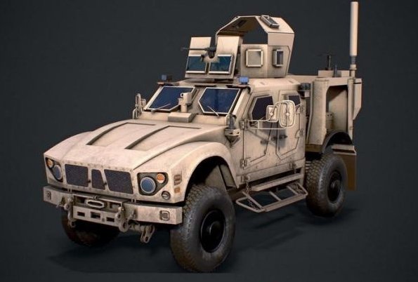 Oshkosh M-ATV 2 3D Model .c4d .max .obj .3ds .fbx .stl .blend 