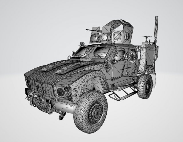 Oshkosh M-ATV 2 3D Модель In Боевой 3DExport