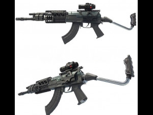 AKM Rifle 3D Model