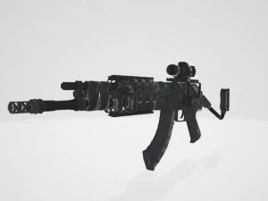 Fucile AKM Modello 3D