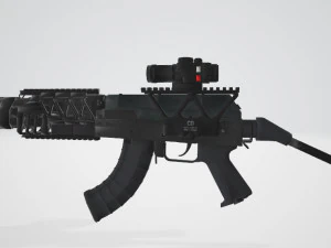 Fucile AKM Modello 3D