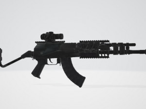 AKM Rifle 3D Model