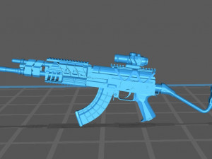 AKM Rifle 3D Model