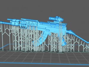 AKM Rifle 3D Model
