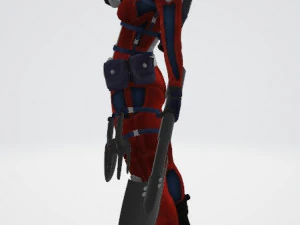FLORA GIRL 3D Model