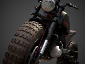 Dirt Wheel Bike 3D 모델
