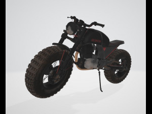 Dirt Wheel Bike 3D 모델