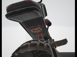 Dirt Wheel Bike 3D 모델