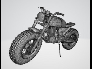 Dirt Wheel Bike 3D 모델