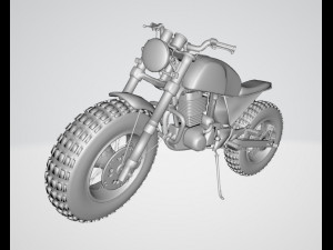 Dirt Wheel Bike 3D 모델