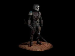 Mandalorianer PBR 3D Modell
