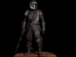 Mandalorian PBR 3D Model