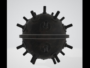 Naval mine 3D 模型