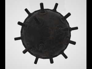 Naval mine 3D 模型