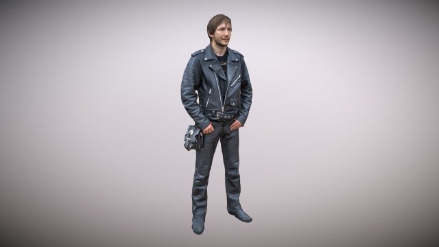 3d scanned man 3D 模型 .c4d .max .obj .3ds .fbx .stl .blend 
