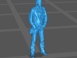 3d scanned man 3D 模型