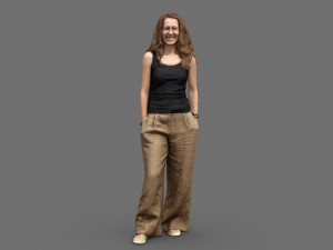 3d scanned woman 3D Model