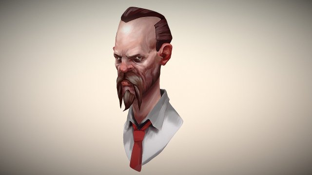 A dude sculpt 3D Модель .c4d .max .obj .3ds .fbx .stl .blend 