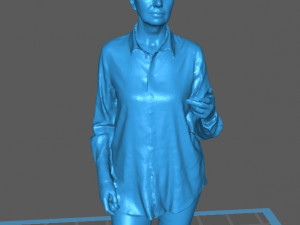 Adult woman in casual style 3D Модель