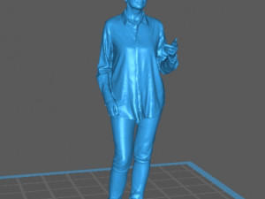Adult woman in casual style 3D Модель