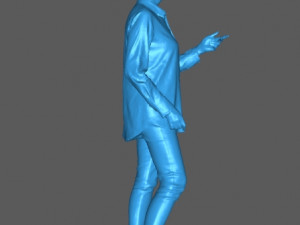 Adult woman in casual style 3D Модель