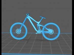 Afterburner Downhill Mountainbike 3D Model