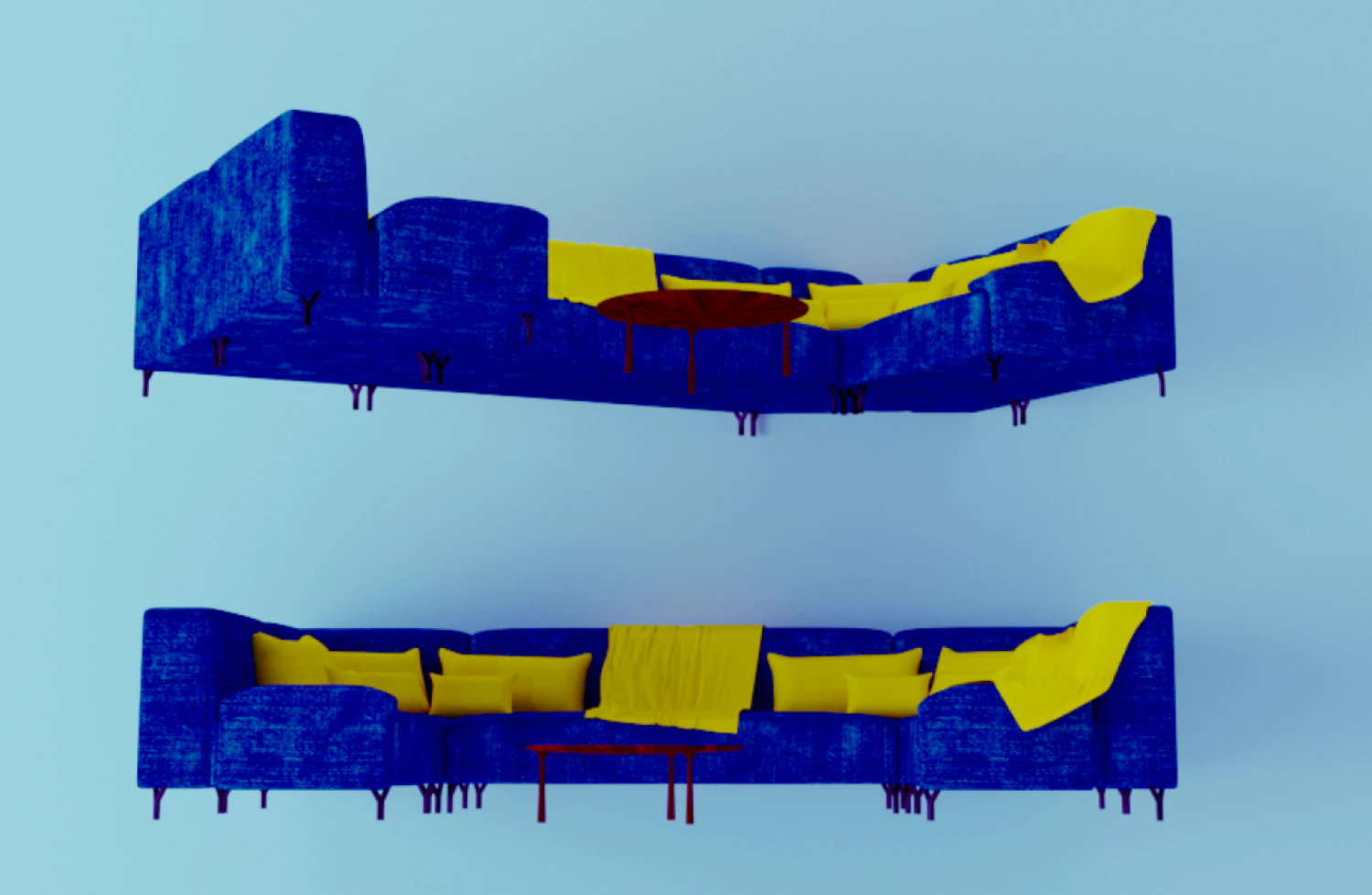 Yatak Casamania ikinci model 3D Model .c4d .max .obj .3ds .fbx .stl .blend 