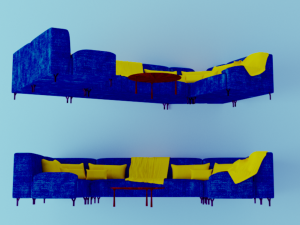 Bed Casamania second model 3D Model