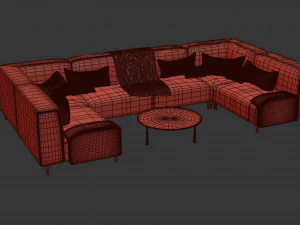 Yatak Casamania ikinci model 3D Model