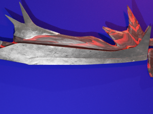 Lava Sword 3D Model
