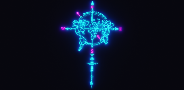 Compass Lamp 3D Model .c4d .max .obj .3ds .fbx .stl .blend 