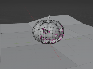 Festive halloween pumpkin 3D Model