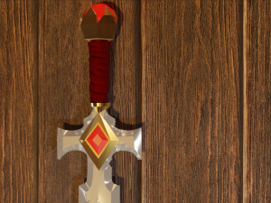FANTASY SWORD 3D Model