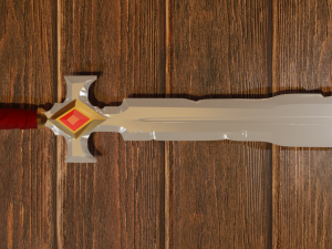 FANTASY SWORD 3D Modell