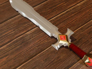 FANTASY SWORD 3D Model