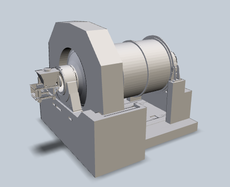 Ball mill 3D मॉडल .c4d .max .obj .3ds .fbx .stl .blend 