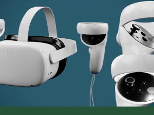 Oculus Meta Quest 2 コントローラー 3Dモデル