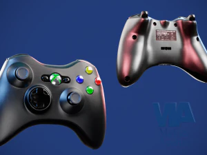 5 Mandos Joysticks X Box 3D Model