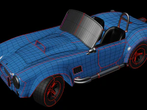 Shelby Cobra car 3D Model