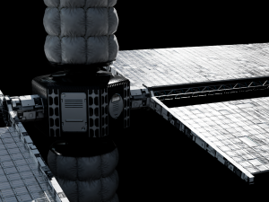 Space Station low poly 3Dモデル