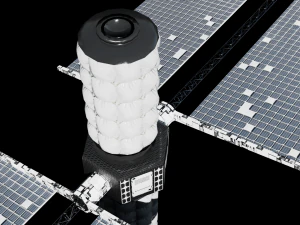 Space Station low poly 3D Model