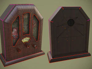 Radio retro vintage 3D Model
