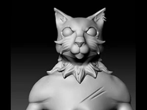 Opiekun kluczy kota Model 3D