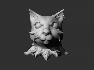 Cats head 3D Model