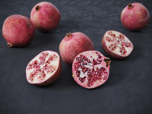 Pomegranate 3D-Modell