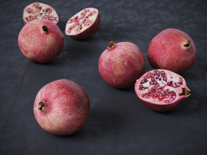Pomegranate 3D-Modell