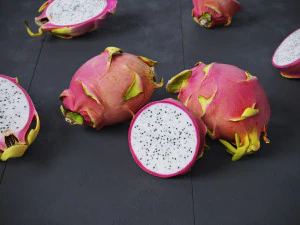 Frutas do Drag&atilde;o Modelo 3D