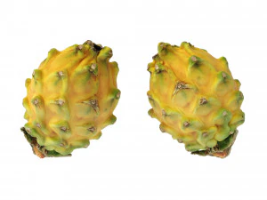 Dragon Fruits Yellow 3D Model