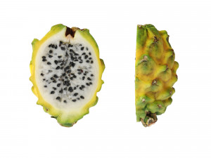 Dragon Fruits Yellow 3D-Modell