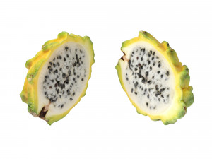 Dragon Fruits Yellow 3D-Modell